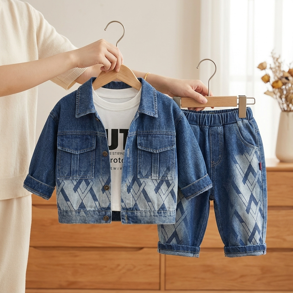 Boys Winter Jacket, Shirt & Trouser Set | Faba Kids