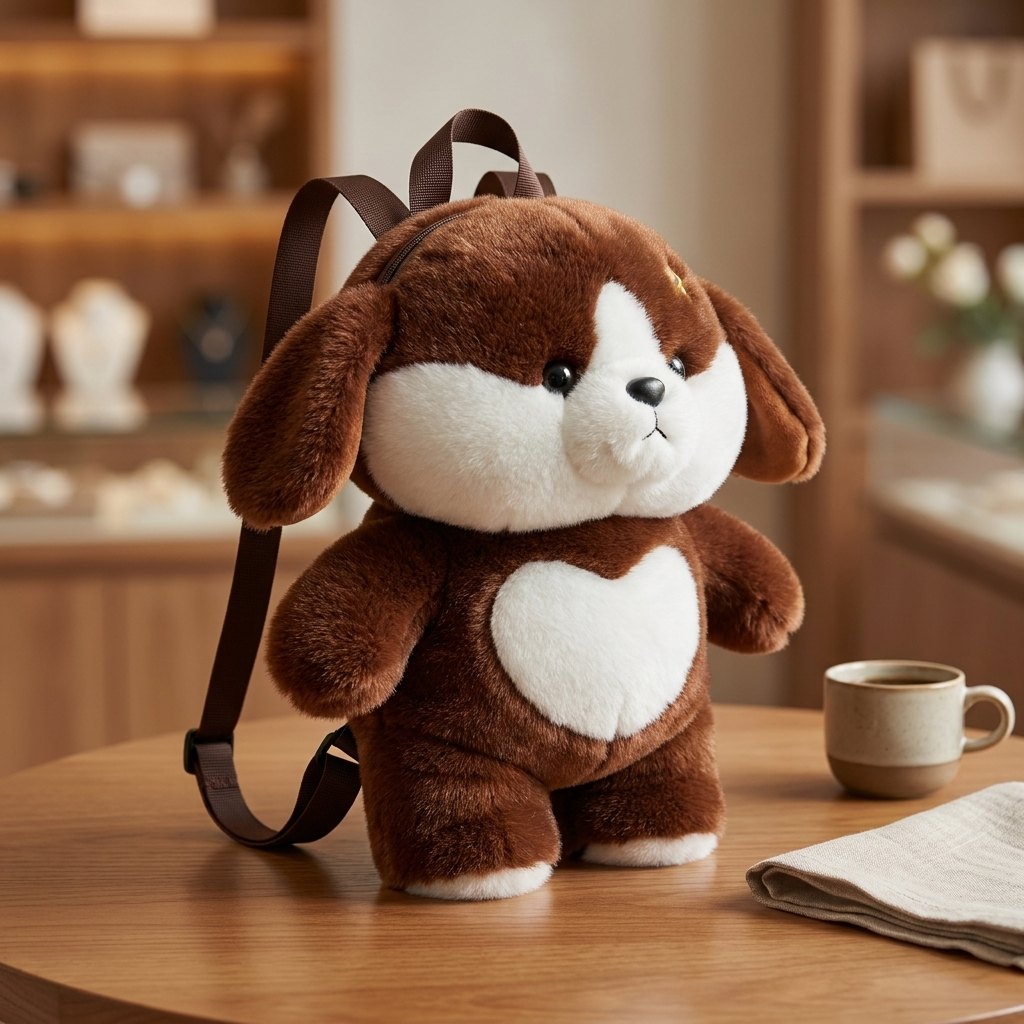 Plush Character Kids Backpack
