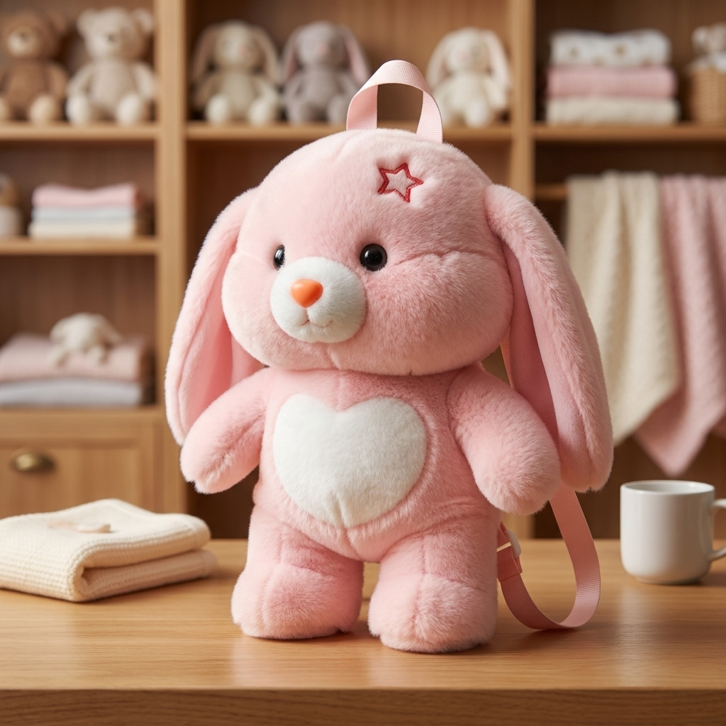Plush Character Kids Backpack