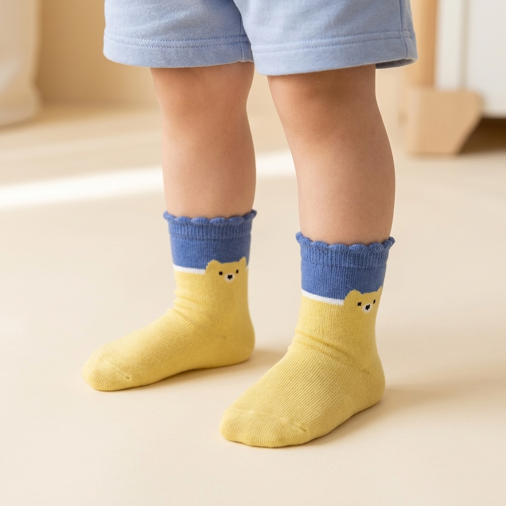 Pack of 5 Character & Stripe Kids Socks