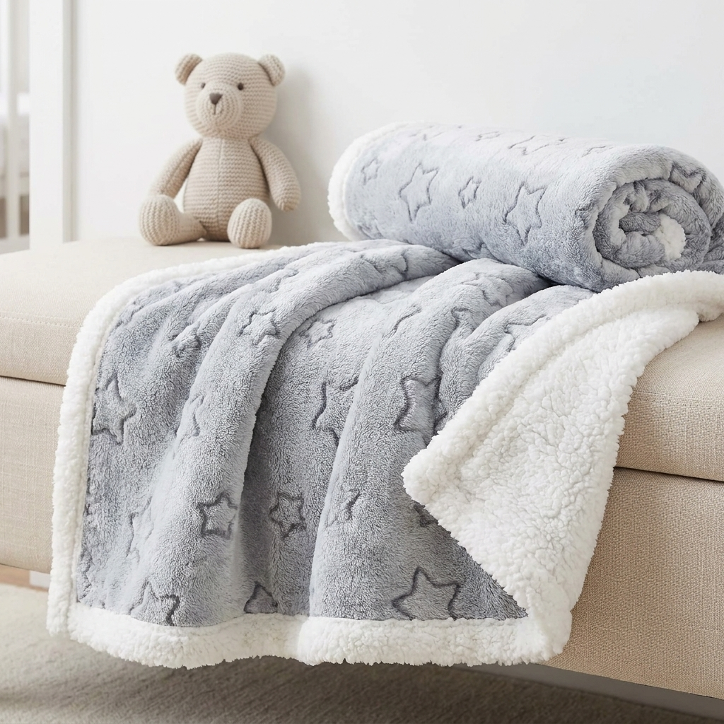 Baby Printed Shaggy Soft Blanket 0-24 Months - hf_20261022_152622_8f3fdd7d-3564-4f9f-8381-87e785c232f8.png