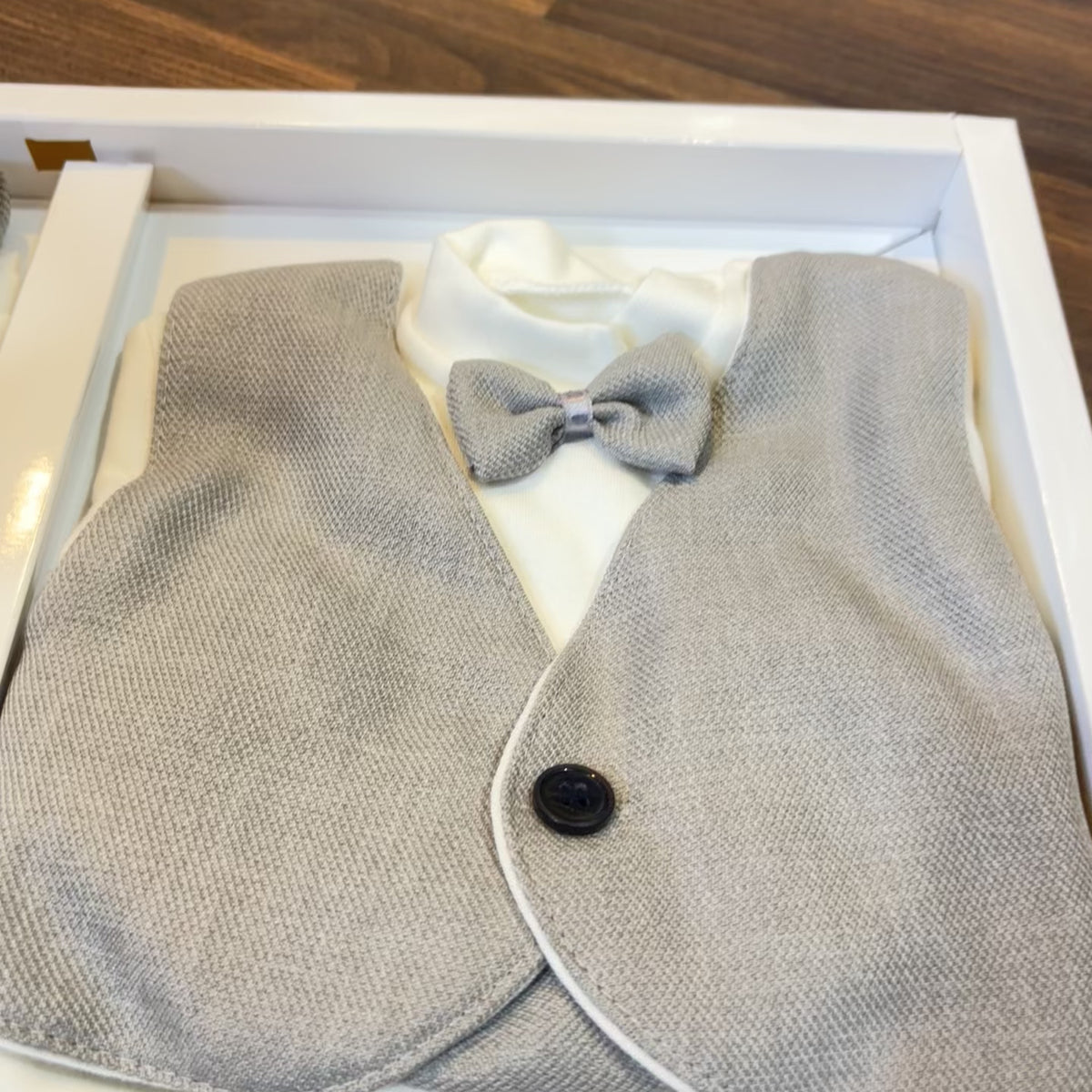 Baby Tuxedo Waistcoat & Shoe Starter Set 5PC