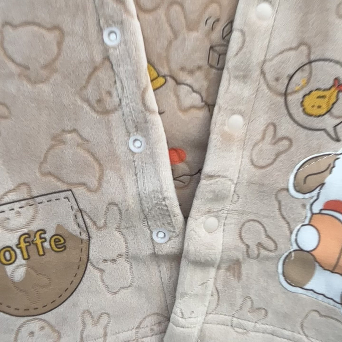 Baby Coffee Friends Hooded Jacket, Shirt & Trouser Set