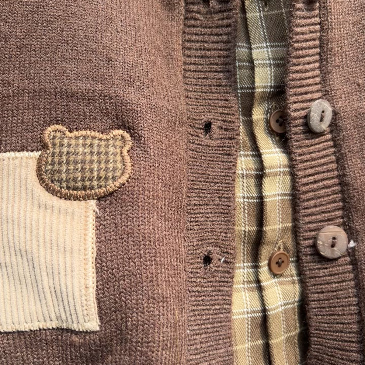 Kids 3PC Teddy Sweater, Check Shirt & Pants Set – 2 Colors