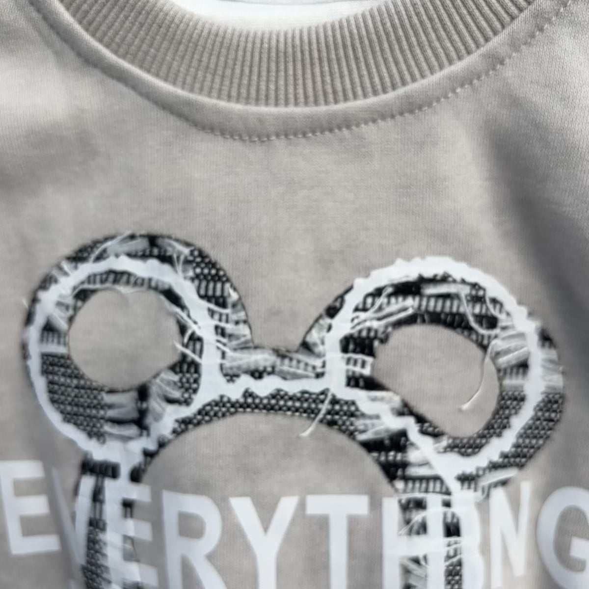 Boys Mouse Graphic Sweatshirt & Cargo Baggy Pant Set