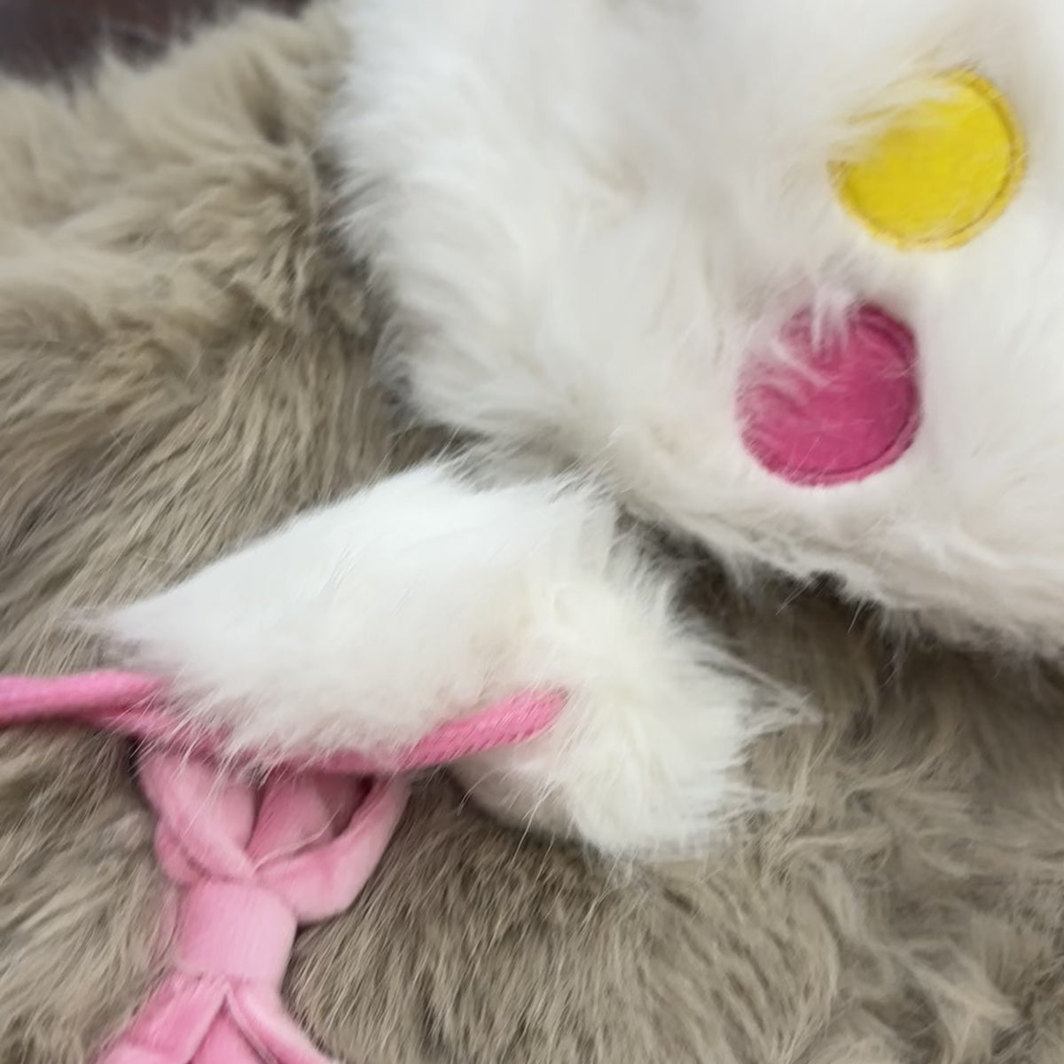 Girls Bunny Hooded Fur Jacket
