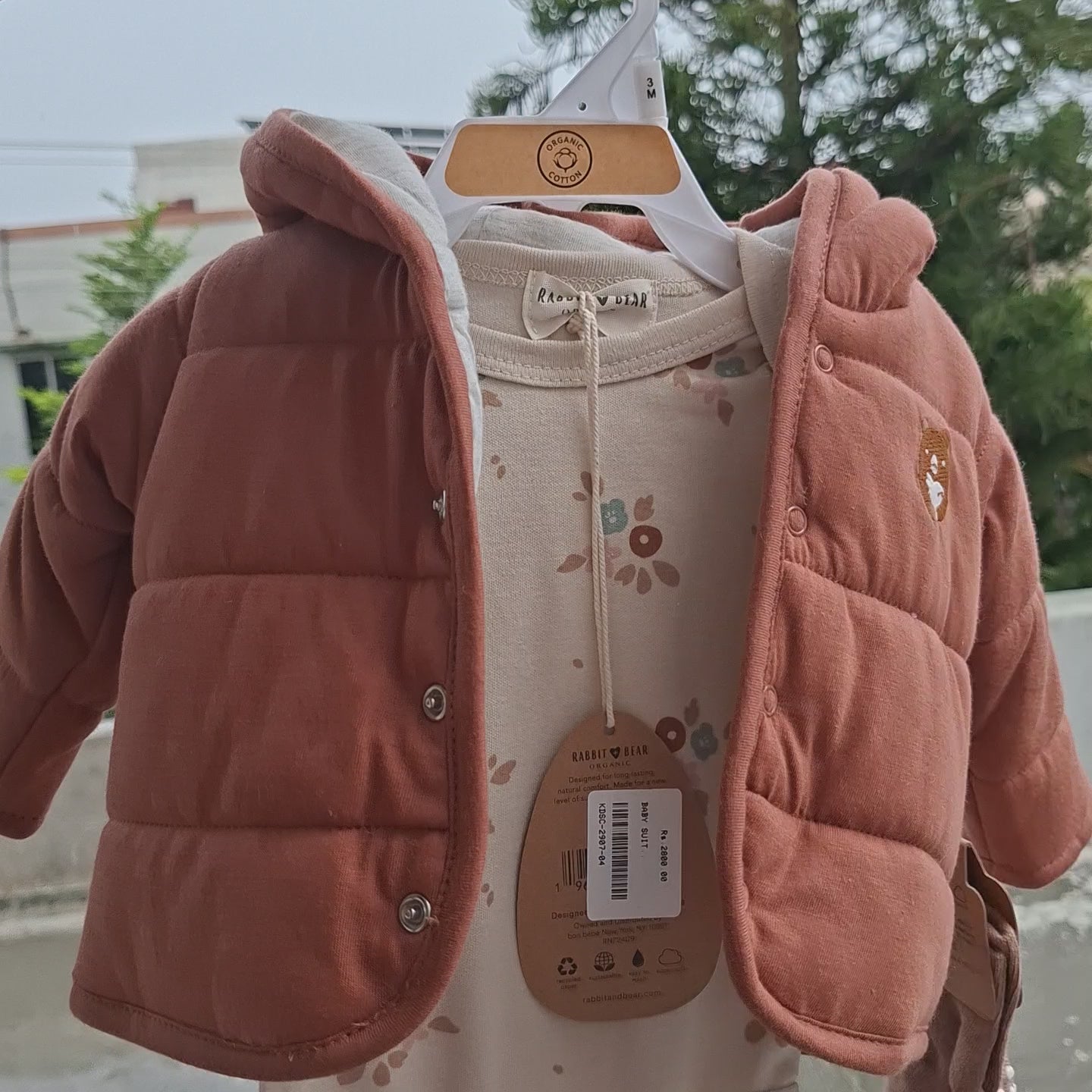 Bear Hooded 4-Piece Baby Winter Set