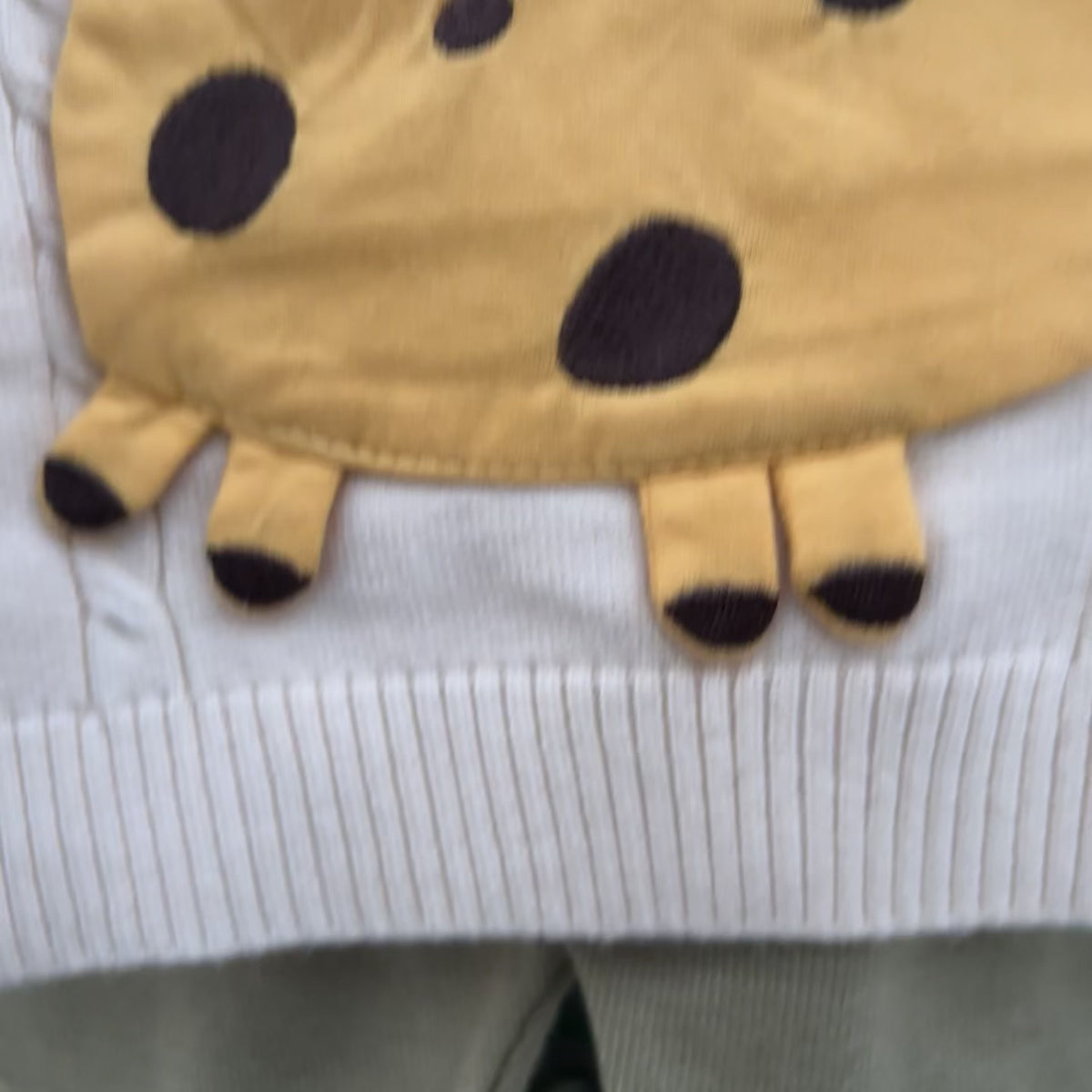 Giraffe Knit 3PC Cap, Shirt & Trouser Set