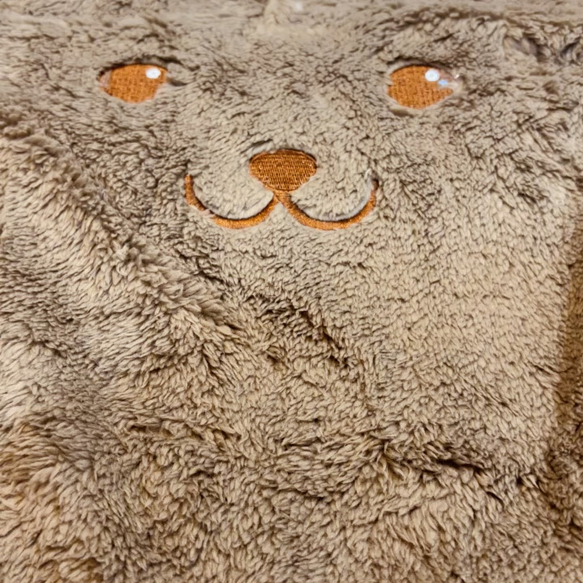 Baby Bear Face Plush Romper