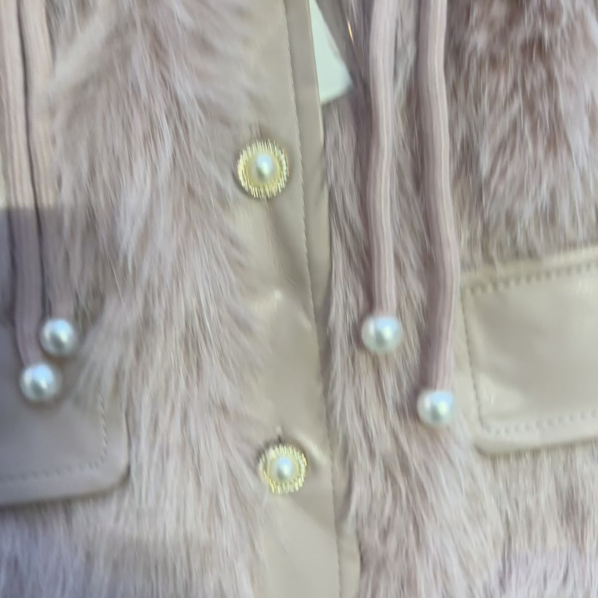 Girls Faux Fur Vest, Knit Shirt & Pleated Skirt 3PC Set