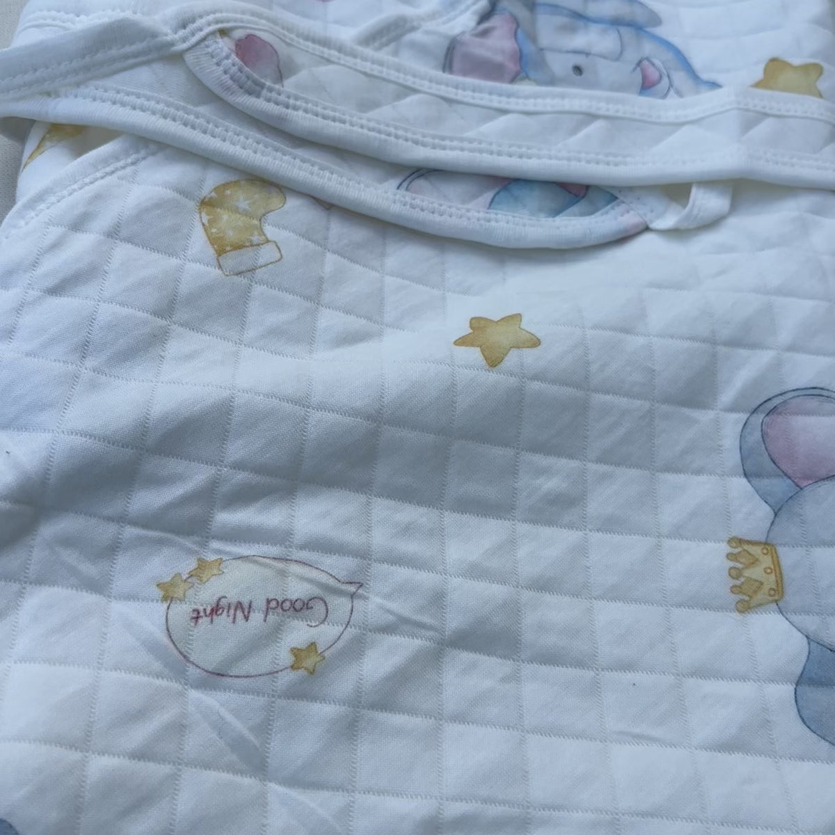 Newborn Quilted Waist Wrap Shawl