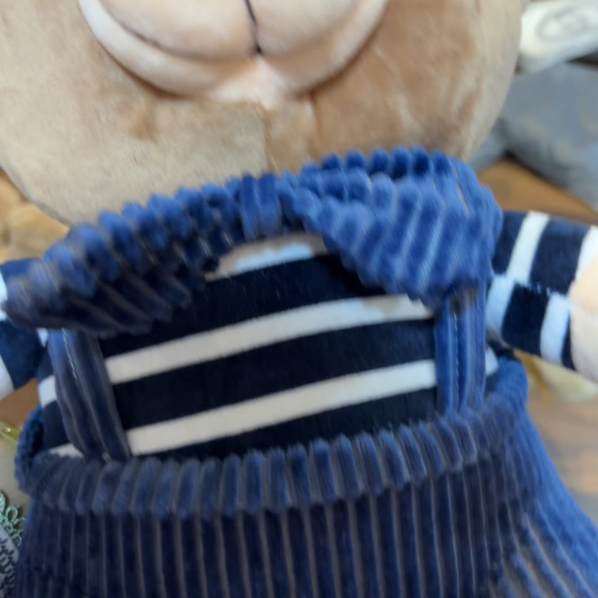 Premium Bow Tie Overall Teddy Bear Soft Toy