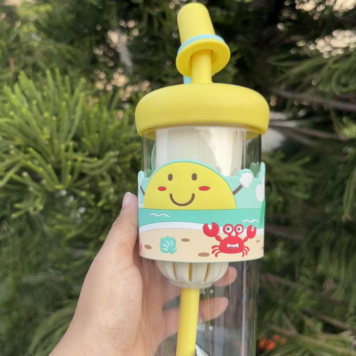 Kids Cartoon Straw Tumbler