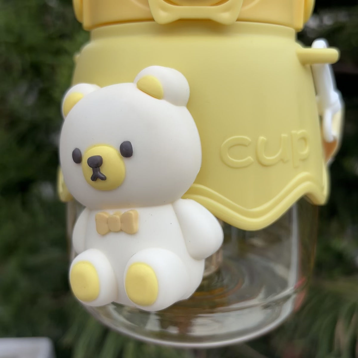 Cute Bear Kids Sipper Bottle – 4 Colors