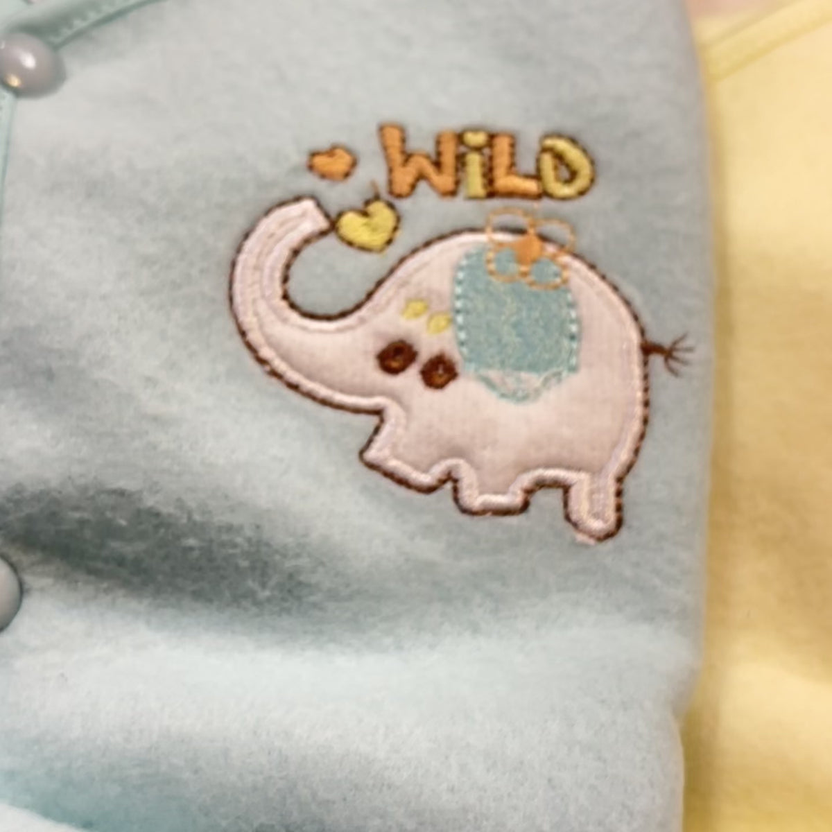 Newborn Embroidered Fleece Baby Suit 3PC Set