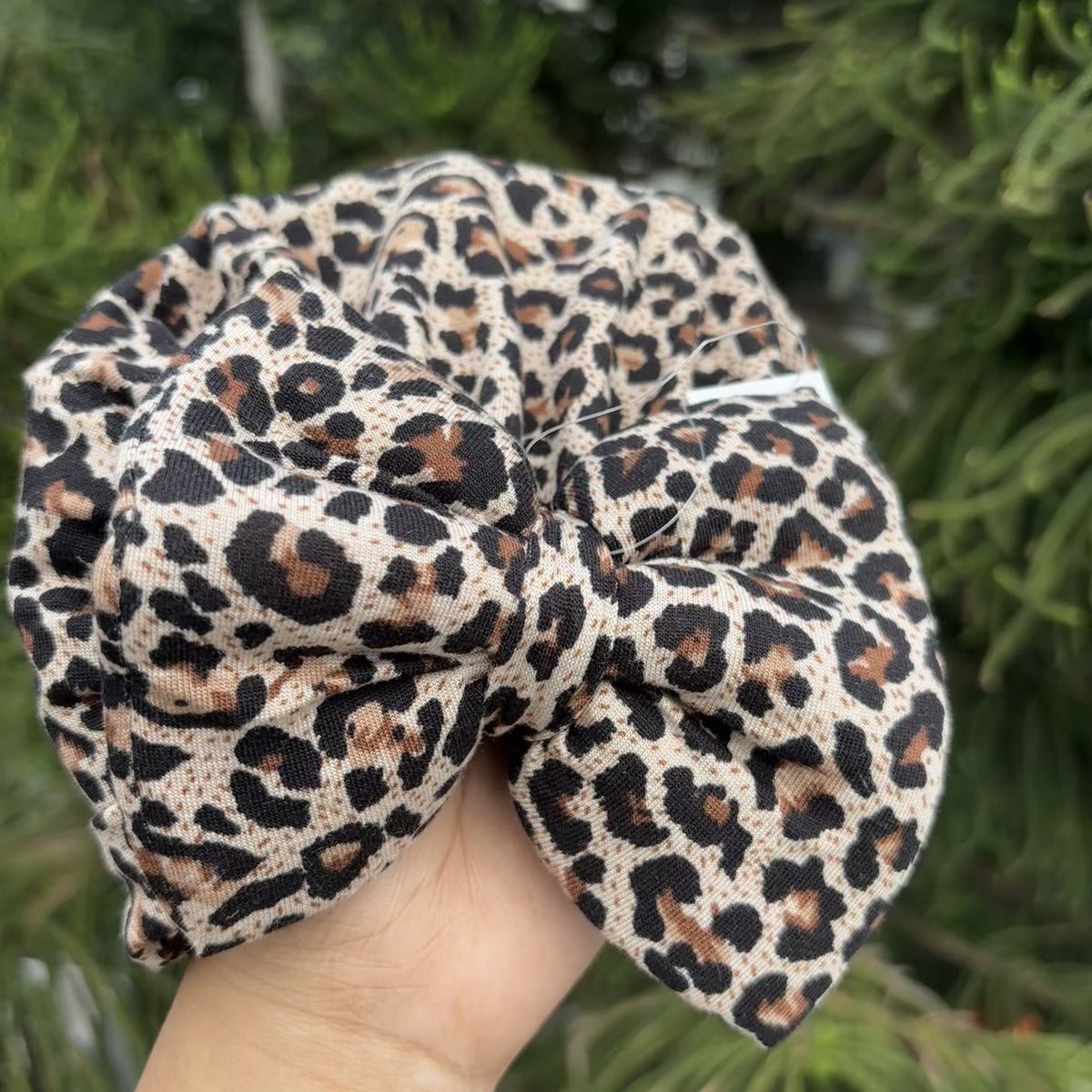 Baby Bow Printed Turban Cap