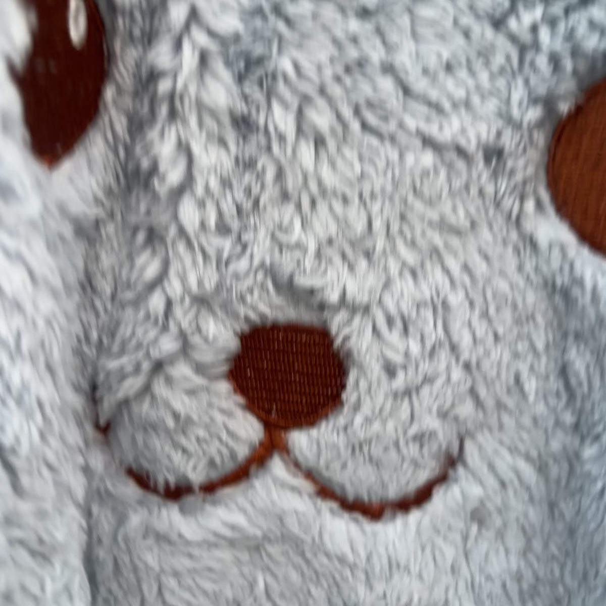 Baby Blue Bear Face Romper