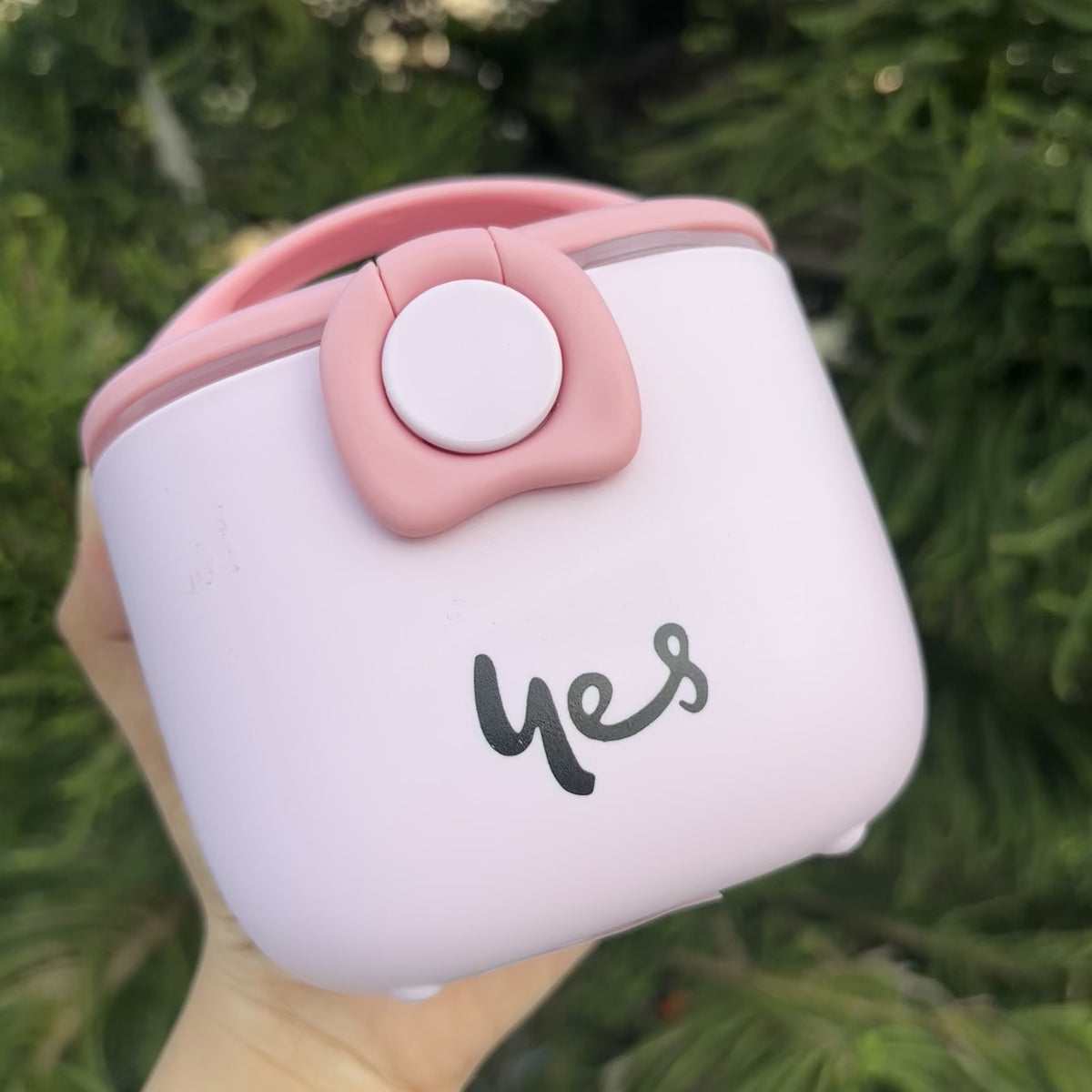 Portable Milk Powder Container with Scoop