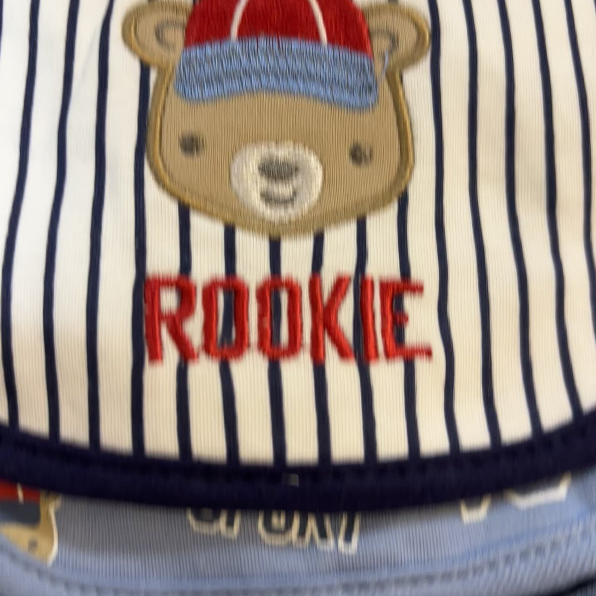 Baby Baseball Print Bibs 5PC Pack