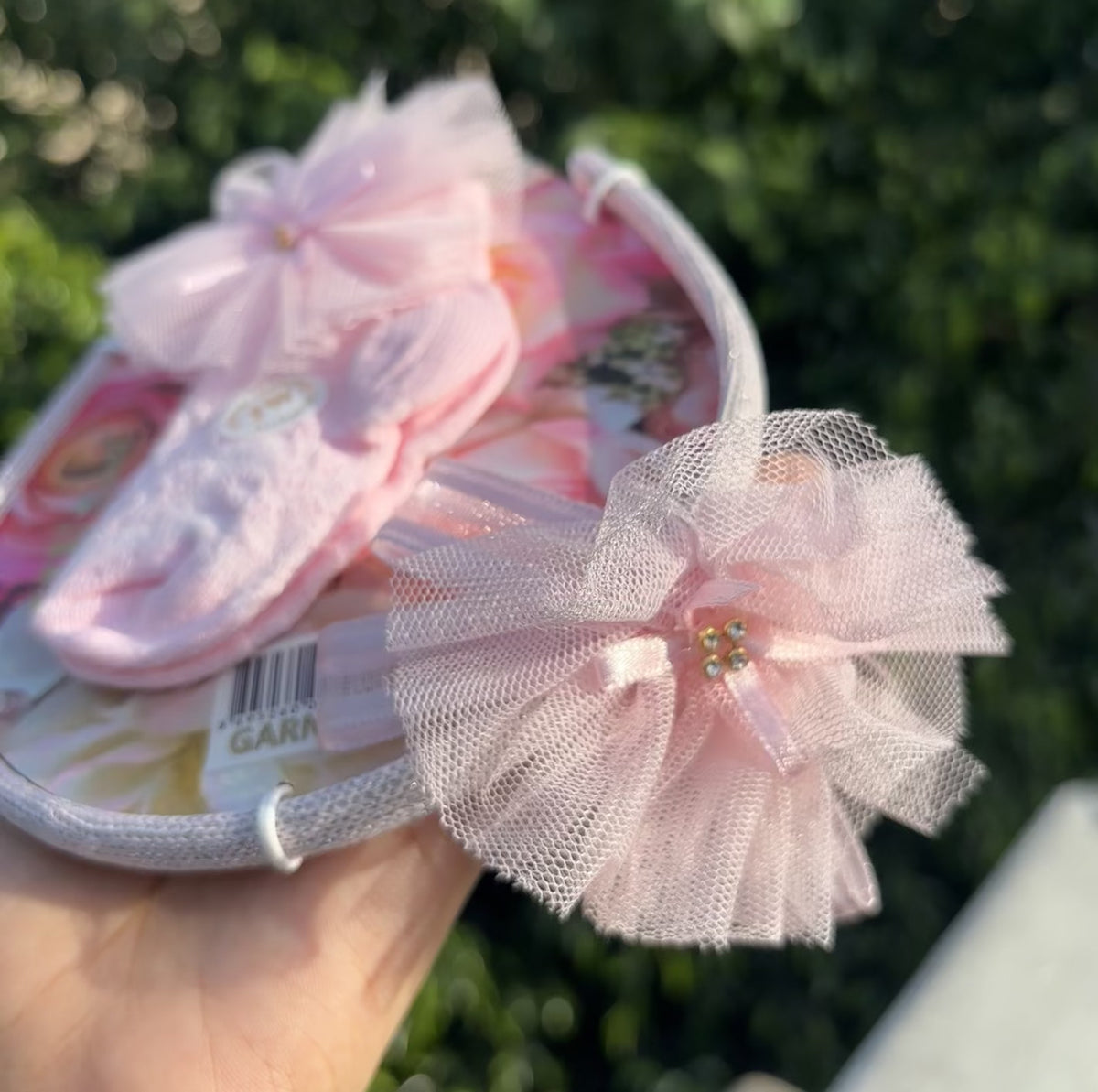 2-Pack Baby Socks & Headband Set