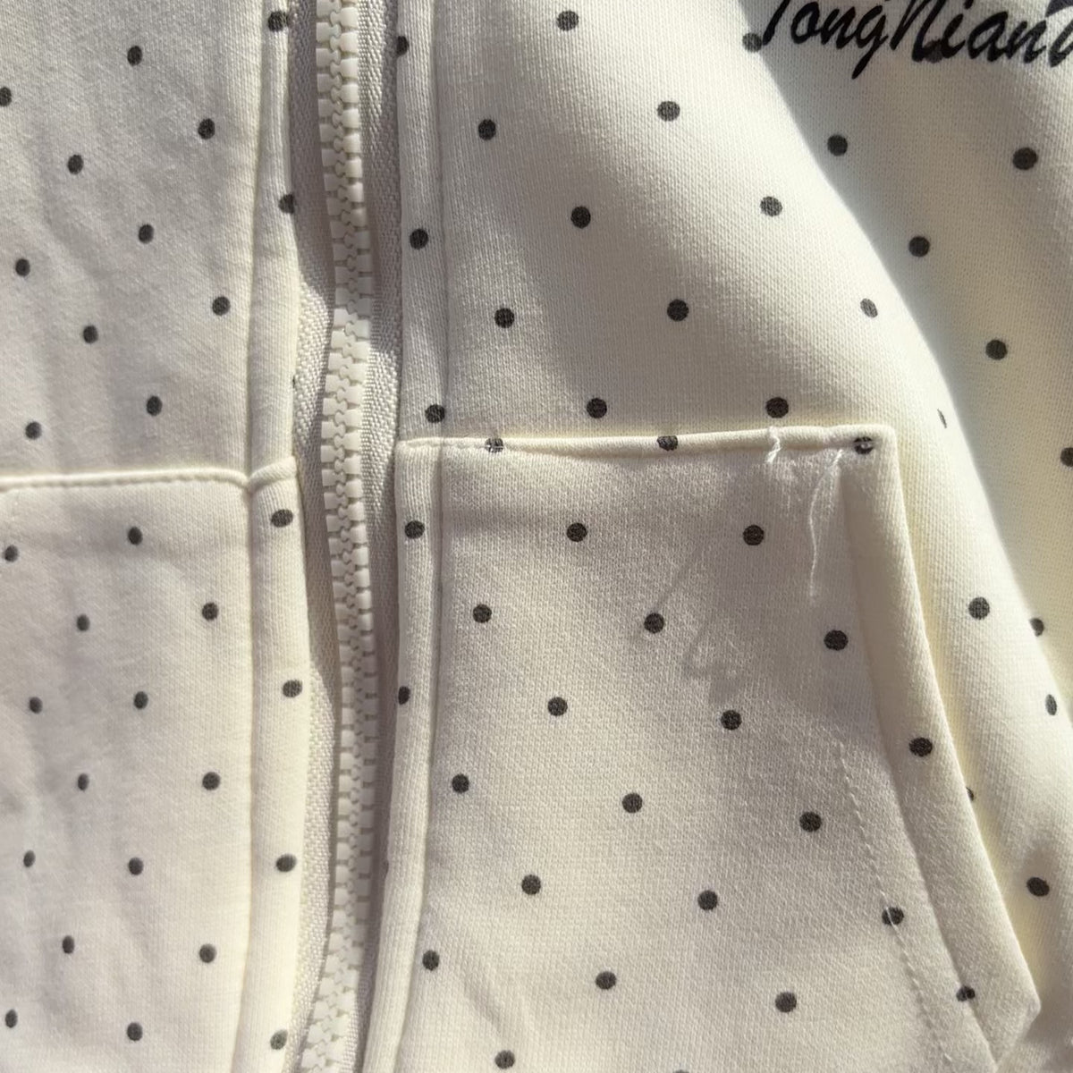 Girls 2PC Polka Dot Hoodie & Trouser Set