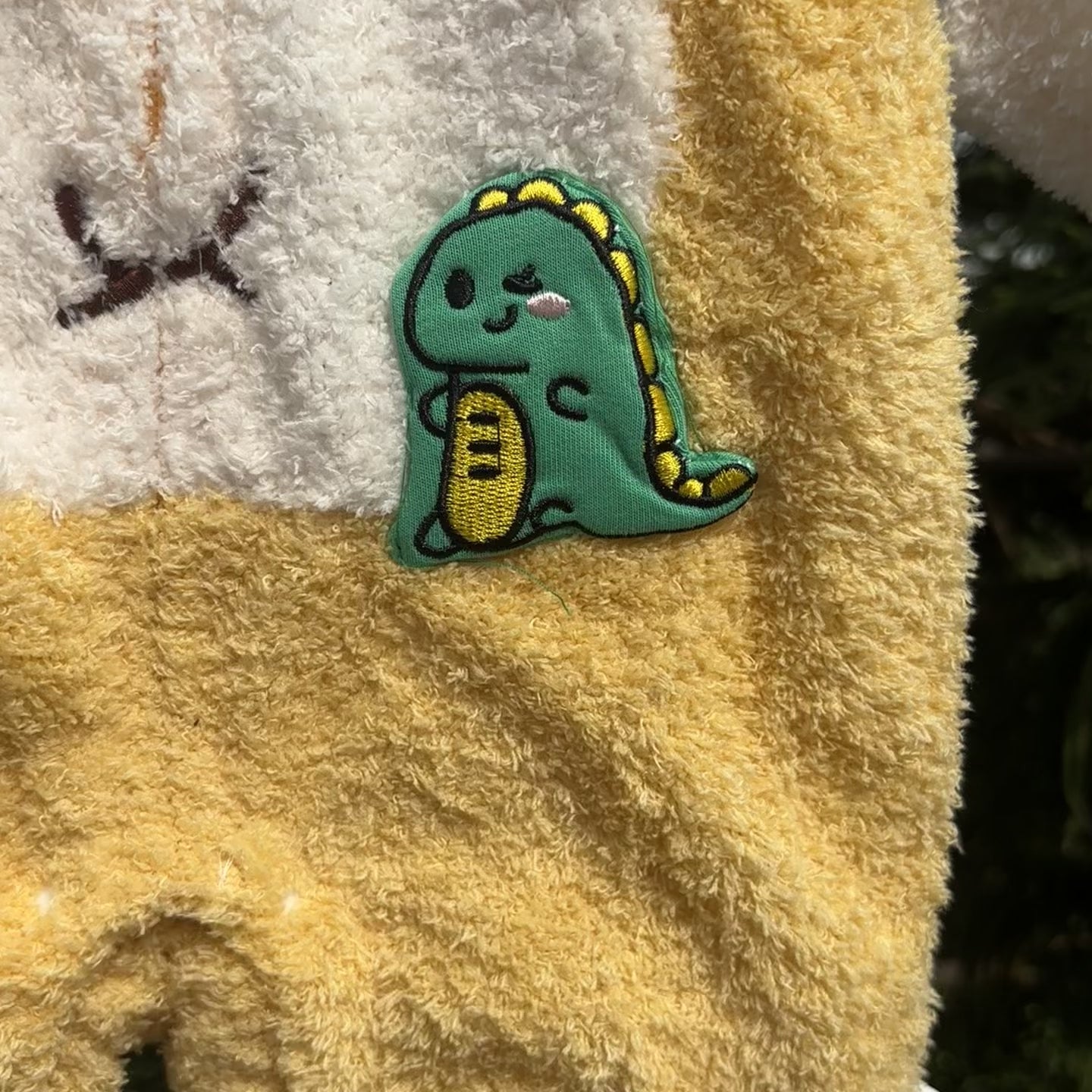 Baby Dinosaur Plush Hooded Winter Romper