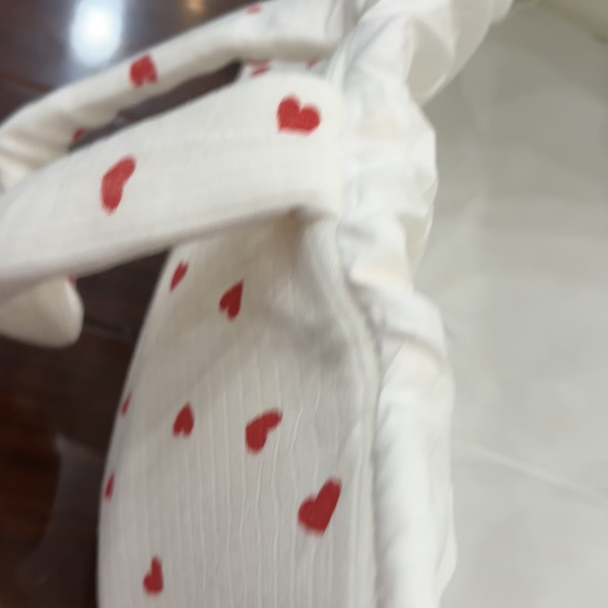 Baby Heart & Bow Nest Carry Bag Set
