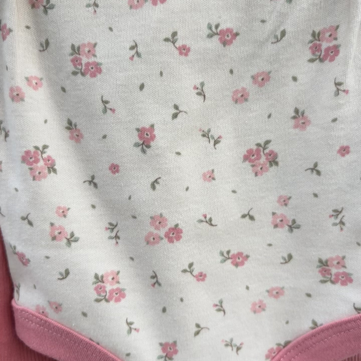 Baby Floral Bodysuit, Trouser & Hairband