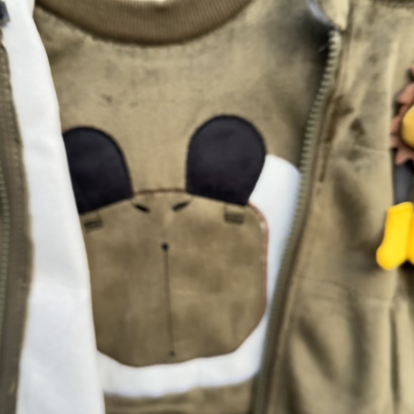 Kids Lion Applique Hooded Velvet Jacket, Shirt & Trouser 3PC Suit