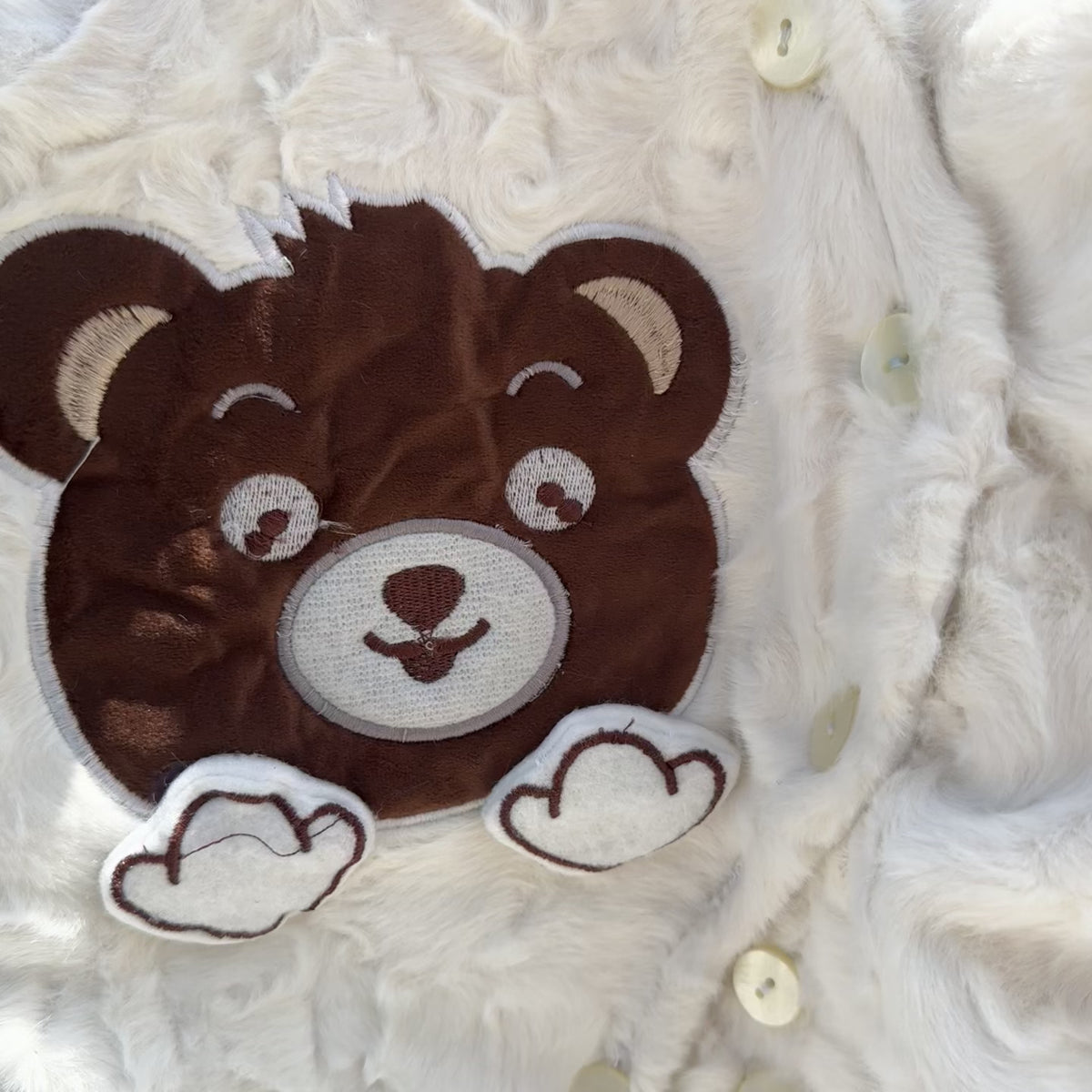 Baby Bear Hooded Winter Romper