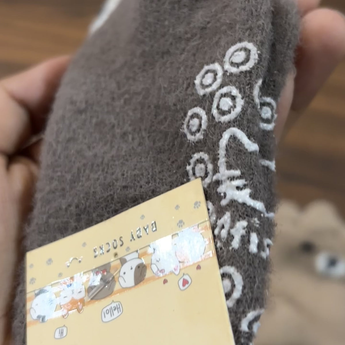 Kids Animal Face Soft Wool Socks