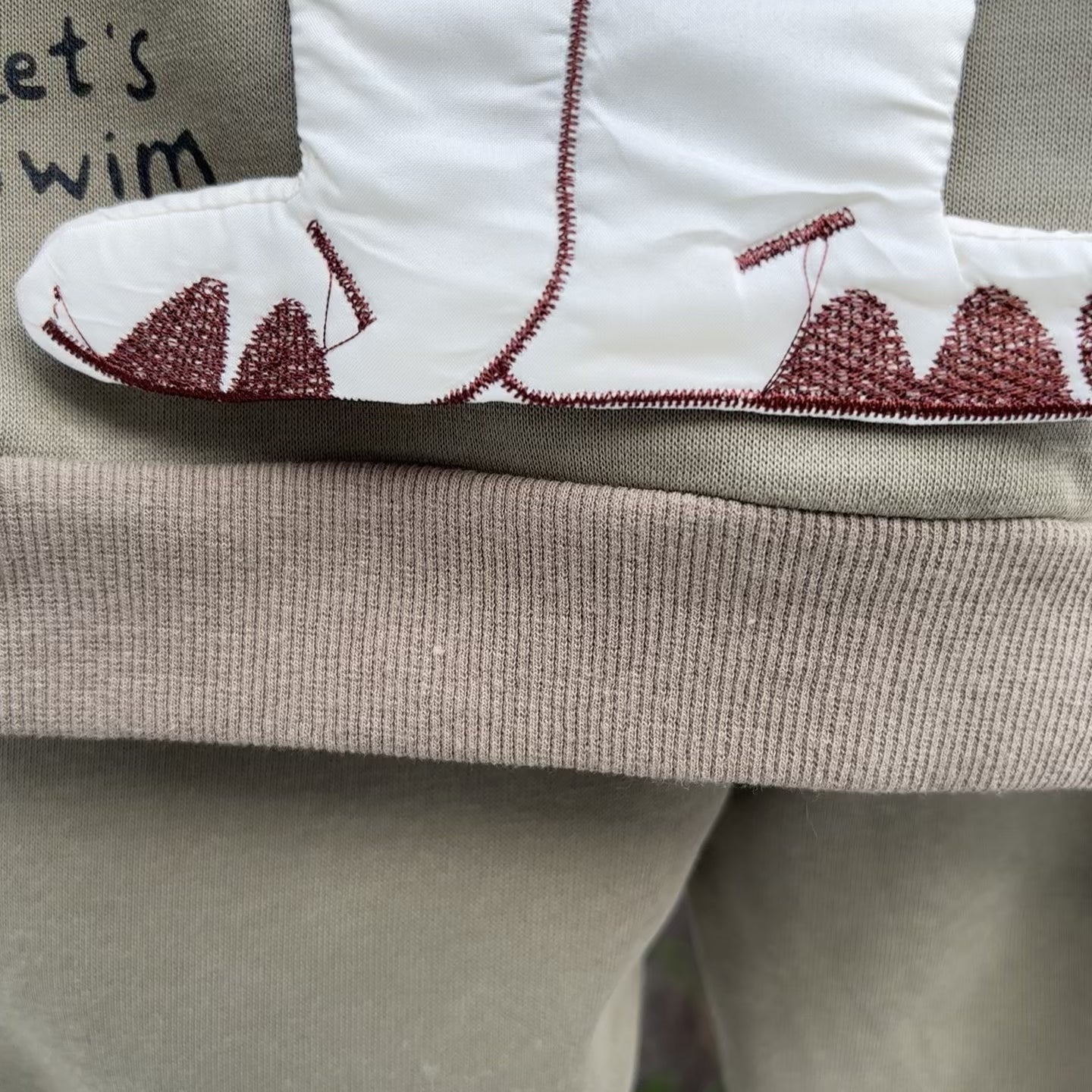 Boys Lion Appliqué 2PC Sweatshirt & Trouser Set
