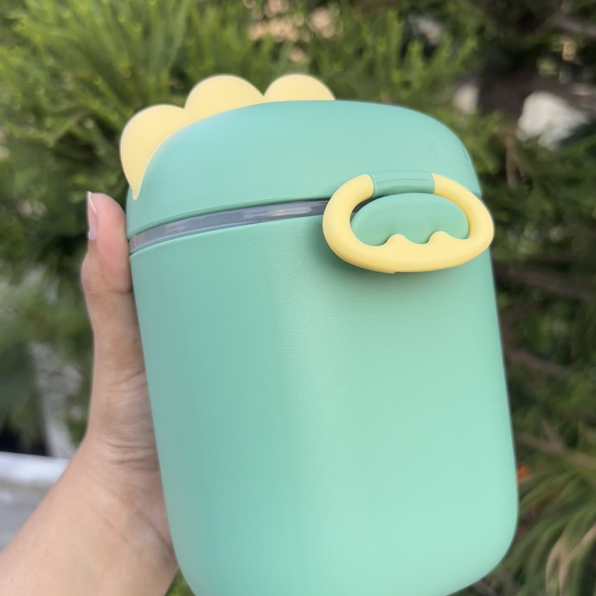Dinosaur Milk Powder Container with Spoon
