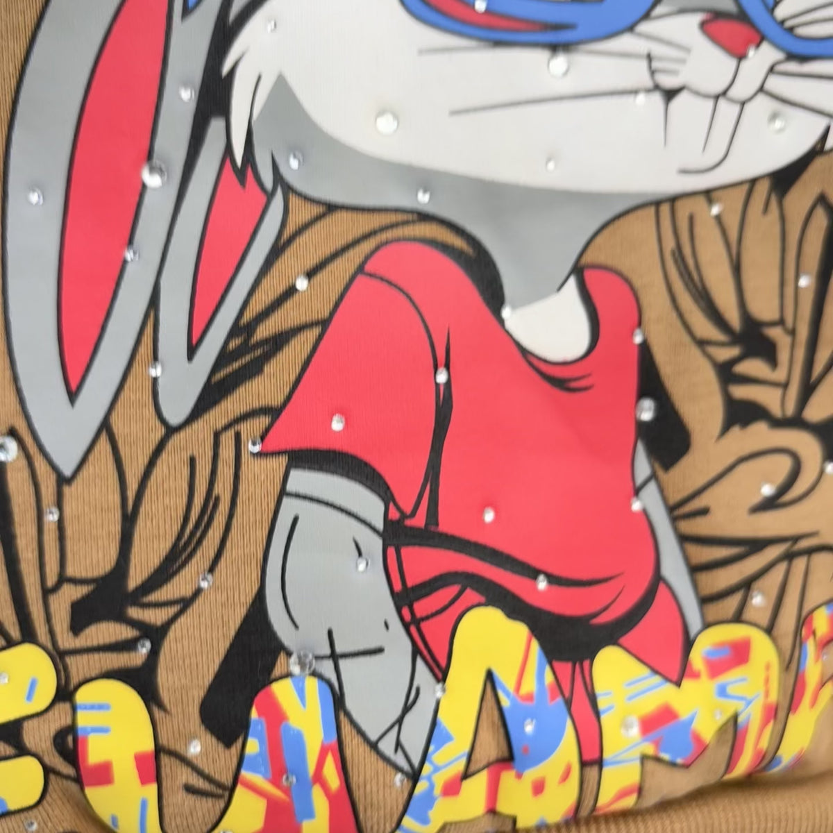 Boys Bunny Graphic Sweatshirt & Trouser Set