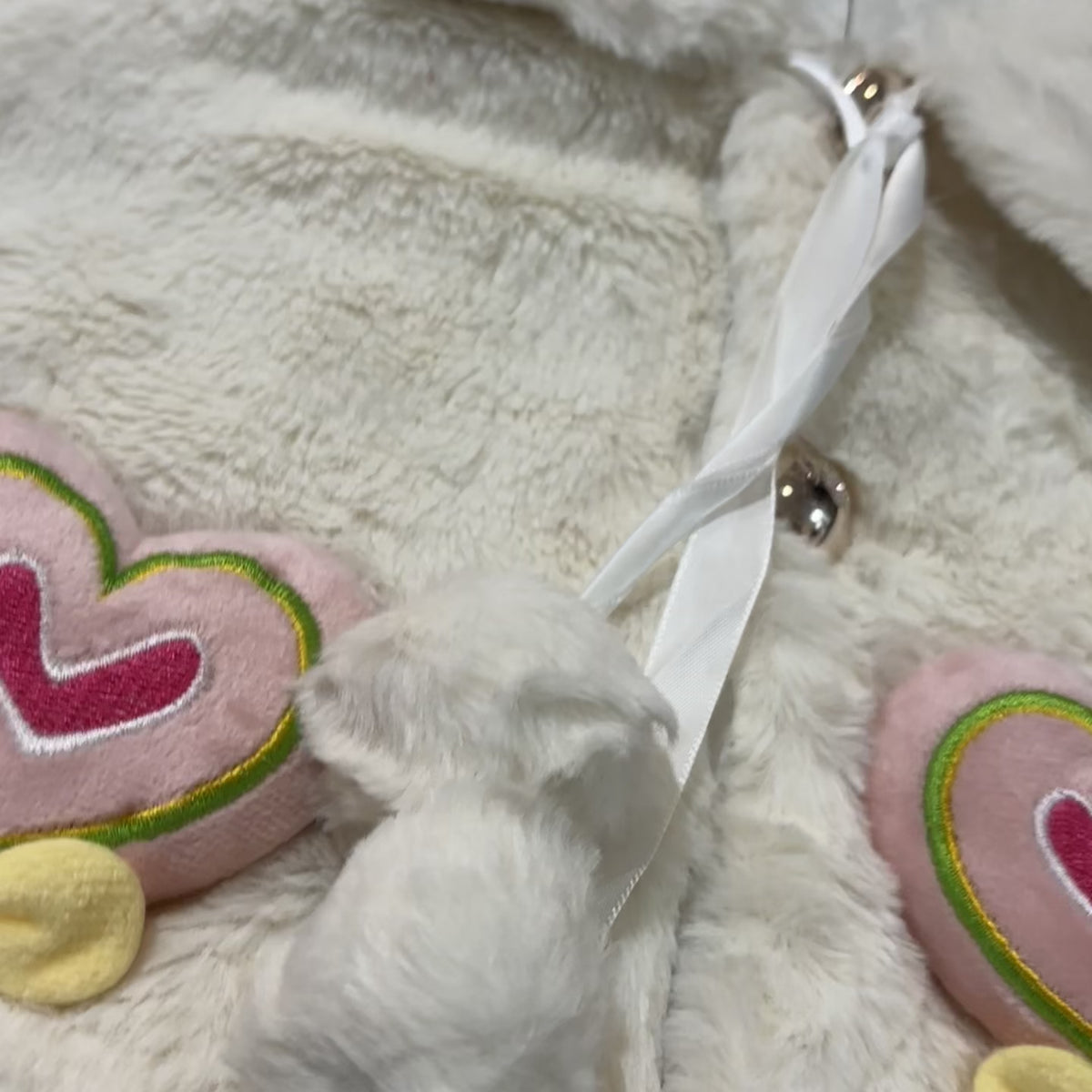 Girls Heart Lollipop Shaggy Jacket