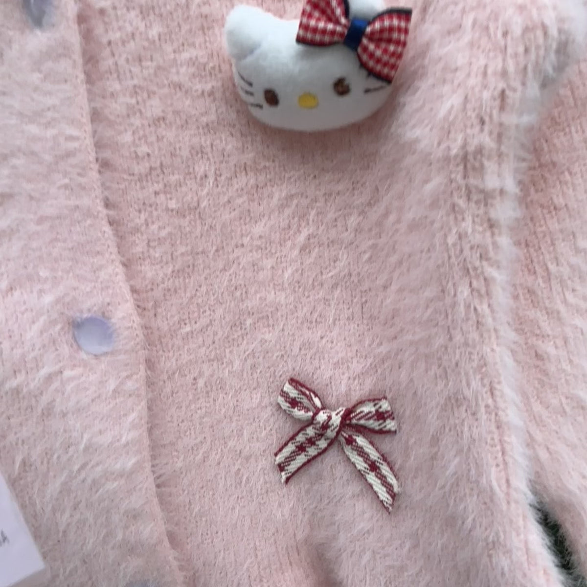 Baby Girls 2PC Fuzzy Knit Suit Set