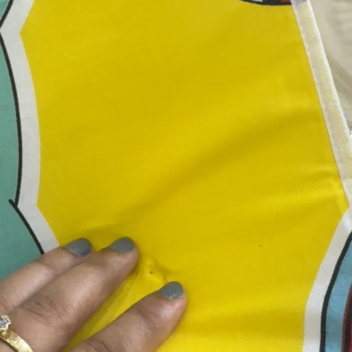 Baby Cartoon Print Foldable Changing Mat
