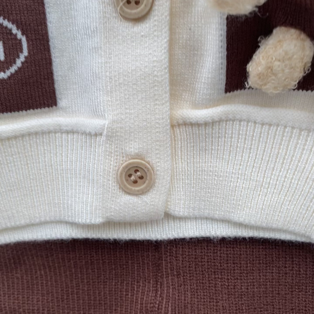 Baby Teddy Pocket Knit Shirt & Trouser Set – 2PC
