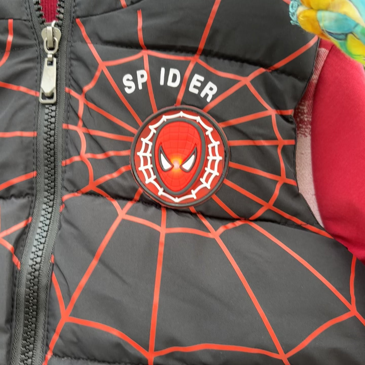 Boys 3PC Spider Web Jacket, Shirt & Trouser Set