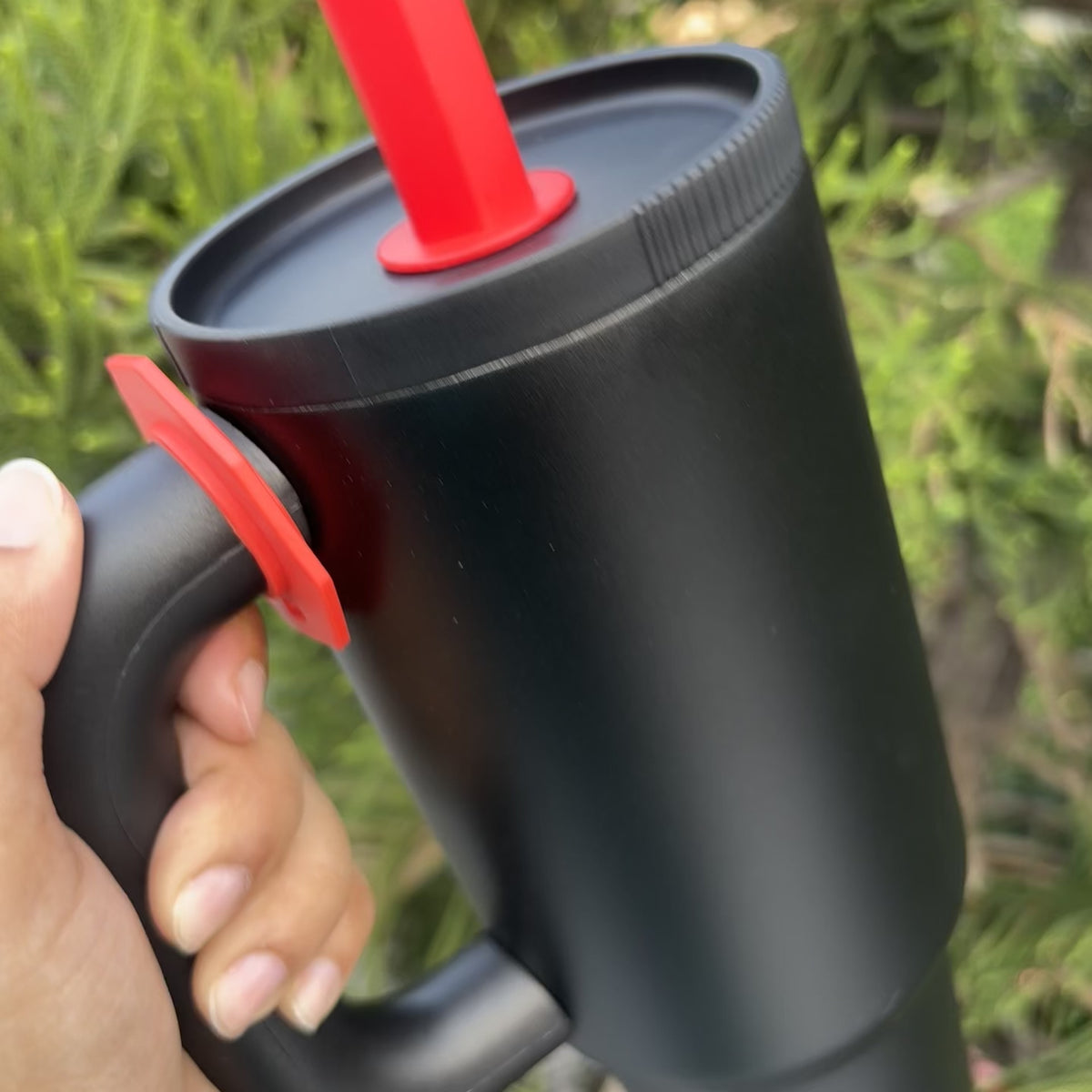 Insulated Straw Handle Tumbler
