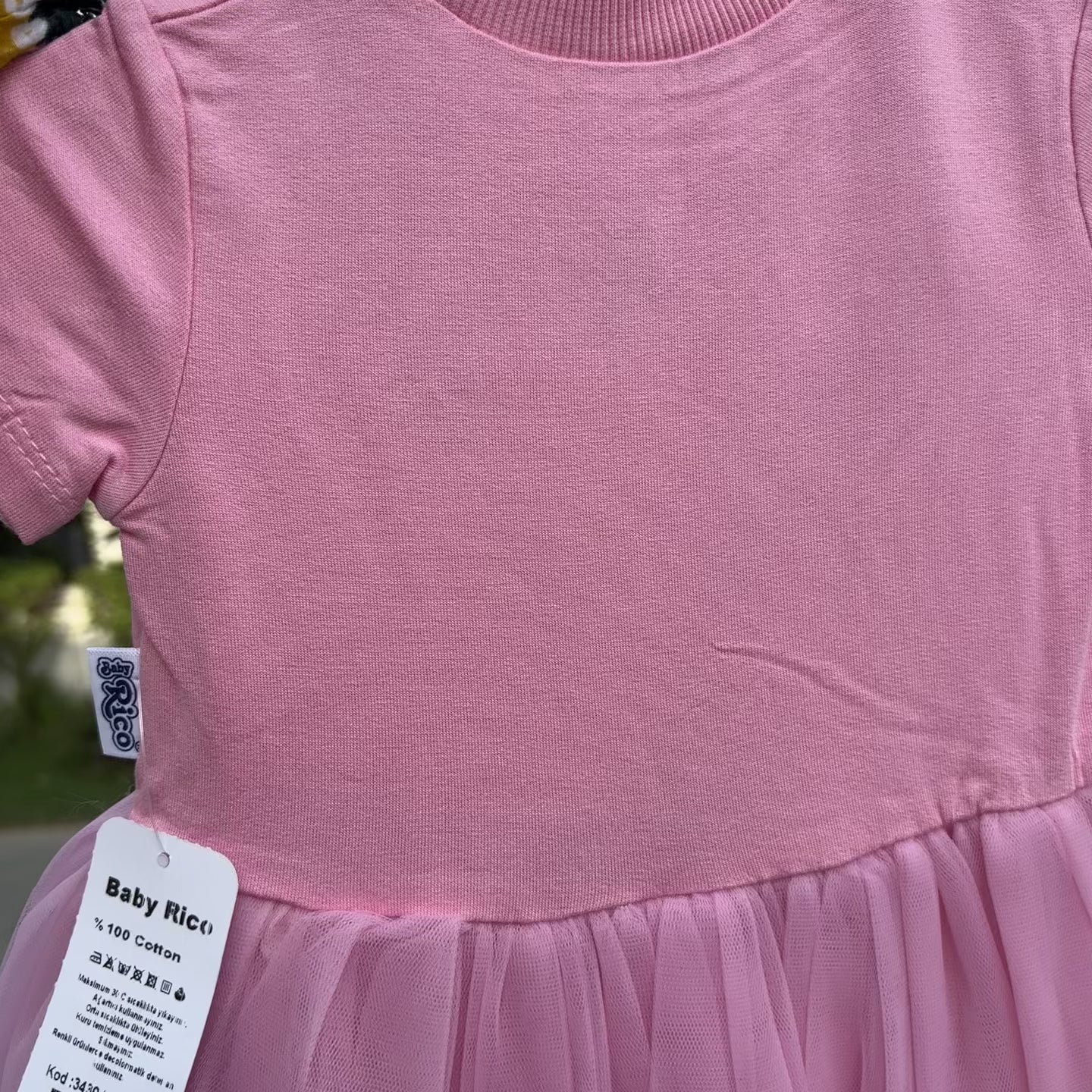Baby Girl Sparkle Bow Tutu Frock – 2 Colors