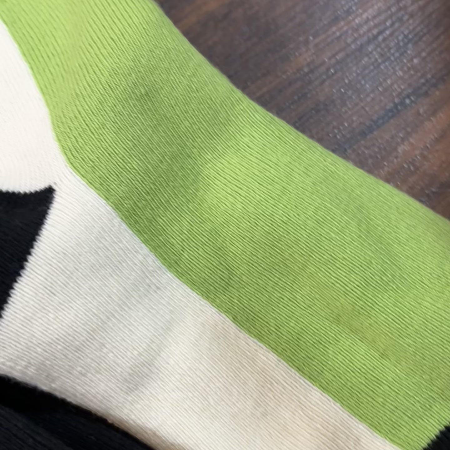 Kids Lime Green Sports Graphic Warm Socks 5PC Pack