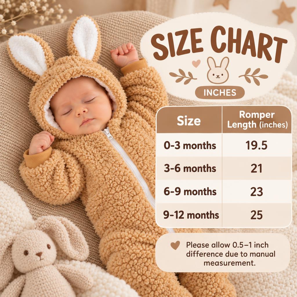 Baby Bunny Ear Hooded Shaggy Zip Romper - sabg-1210-028-size-chart.jpg